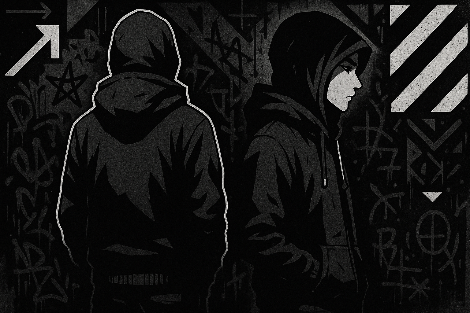 Streetwear divider matching hero banner style